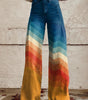 Pantalon Large à Motif Zigzag pour Femmes - Emilia Lane