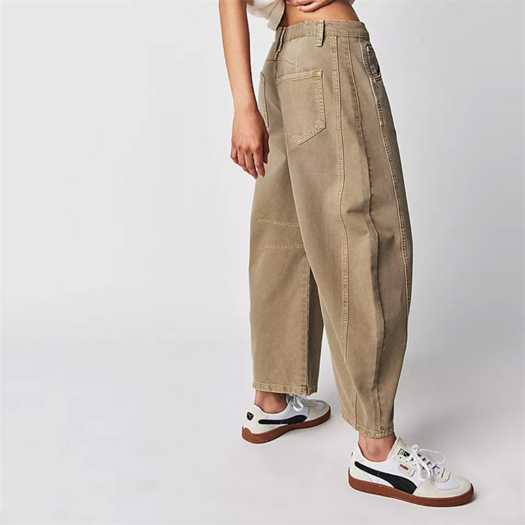 Pantalon Large en Denim pour Femme | Idéal pour le Printemps - Emilia Lane