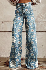 Pantalon Large Imprimé pour Femmes - Emilia Lane