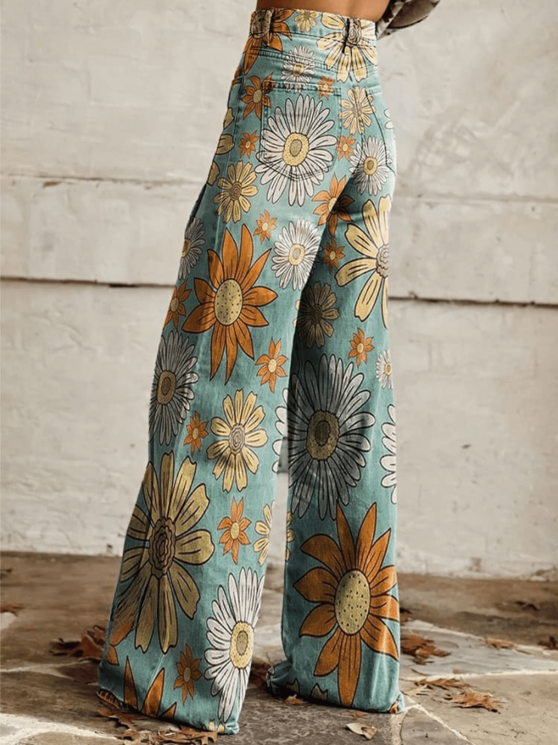 Pantalon Palazzo Floral pour Femmes - Emilia Lane