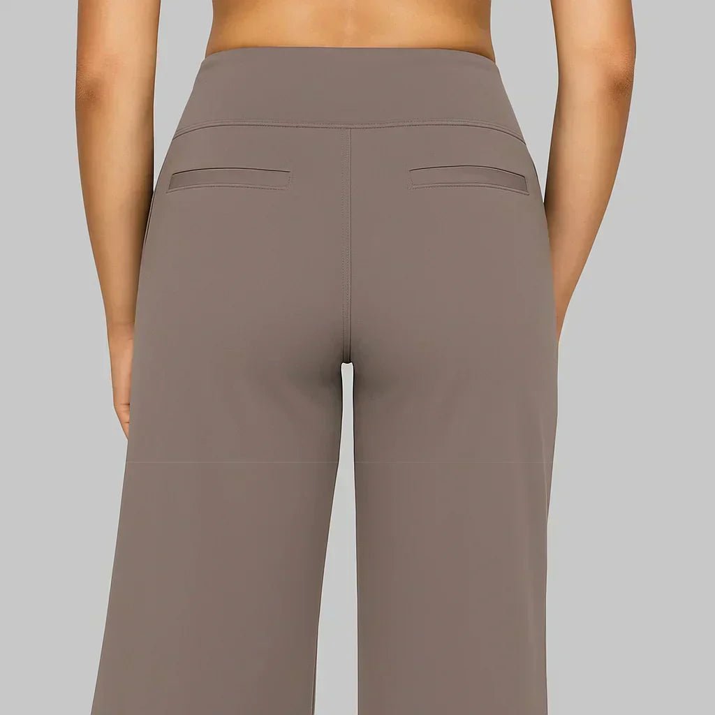 Pantalon Yoga Taille Haute et Poches pour Femmes - Emilia Lane