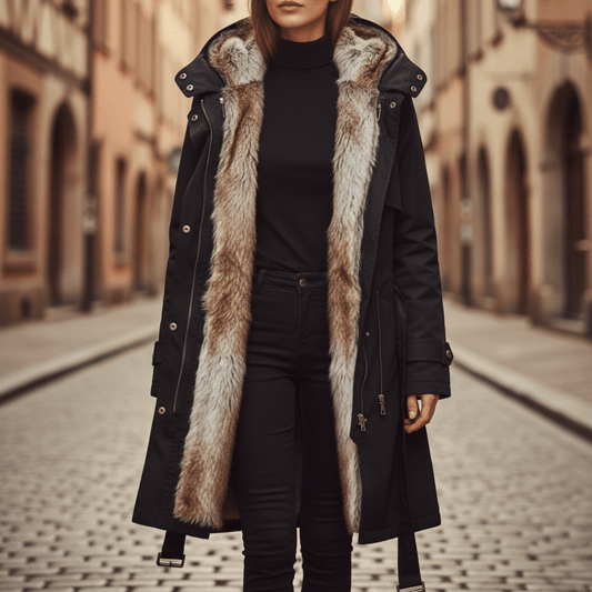 Parka Femme Hivernale avec Doublure en Fausse Fourrure pour Femmes - Emilia Lane
