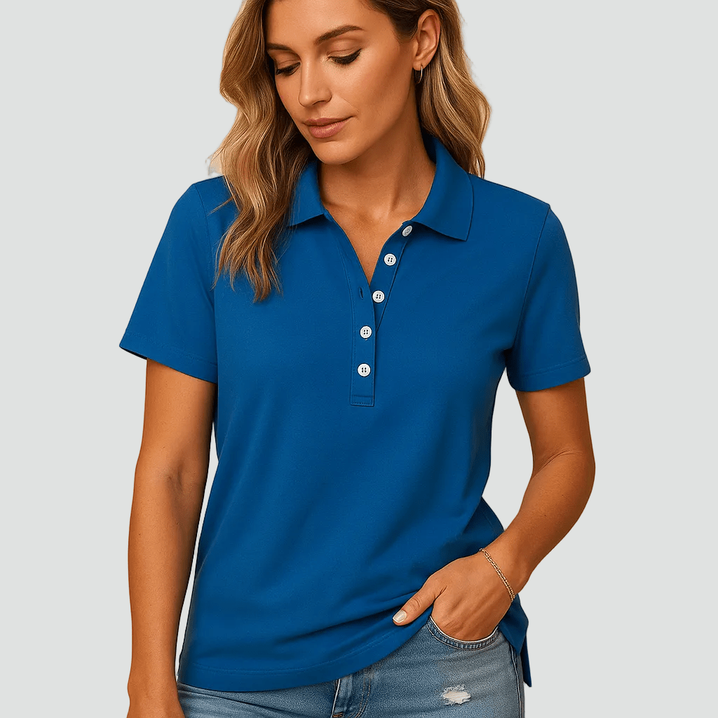 Polo Femme Casual Manches Courtes pour Femmes - Emilia Lane
