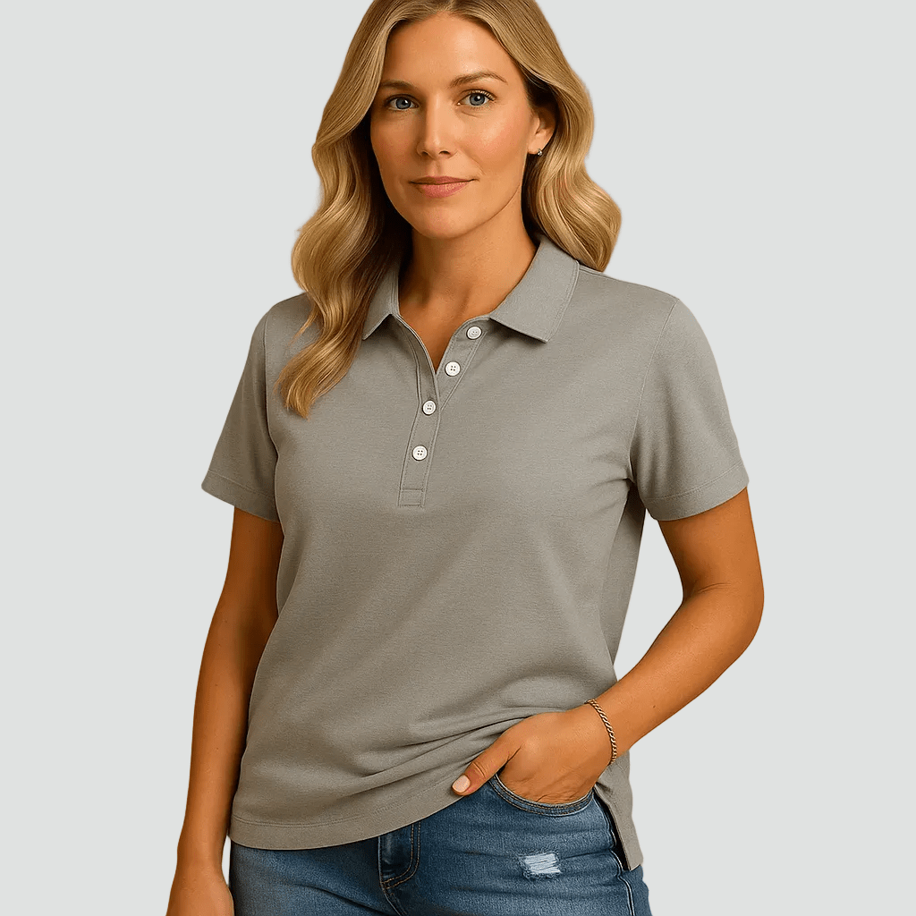 Polo Femme Casual Manches Courtes pour Femmes - Emilia Lane