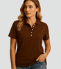 Polo Femme Casual Manches Courtes pour Femmes - Emilia Lane