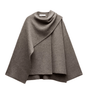Poncho Asymétrique en Laine pour Femme - Emilia Lane
