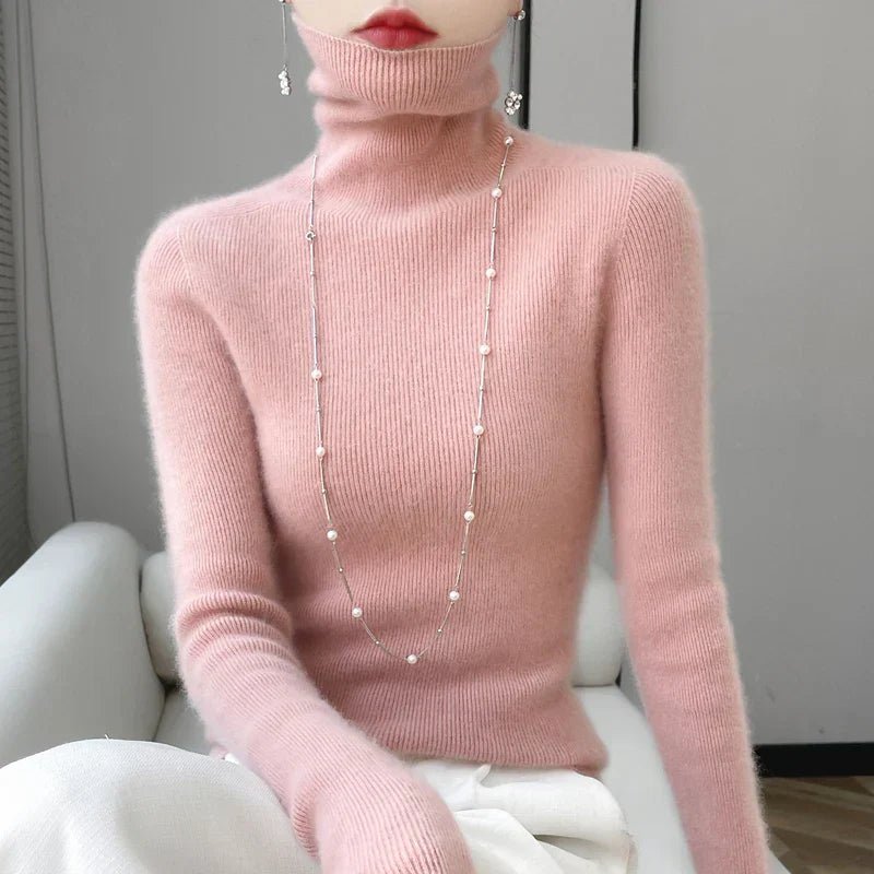 Pull à Col Roulé en Laine pour Femmes - Emilia Lane