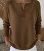 Pull à détail de bouton pour femmes - Emilia Lane