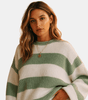 Pull à rayures larges en maille douce pour femmes - Emilia Lane