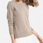 Pull Col Rond en Laine Mérinos pour Femmes - Emilia Lane