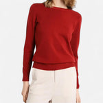 Pull Col Rond en Laine Mérinos pour Femmes - Emilia Lane