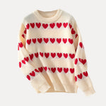 Pull doux à jacquard en contraste pour femme - Emilia Lane