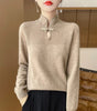 Pull en Laine à Col Montant pour Femme - Emilia Lane