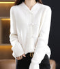 Pull en laine tricoté à col montant pour femmes - Emilia Lane