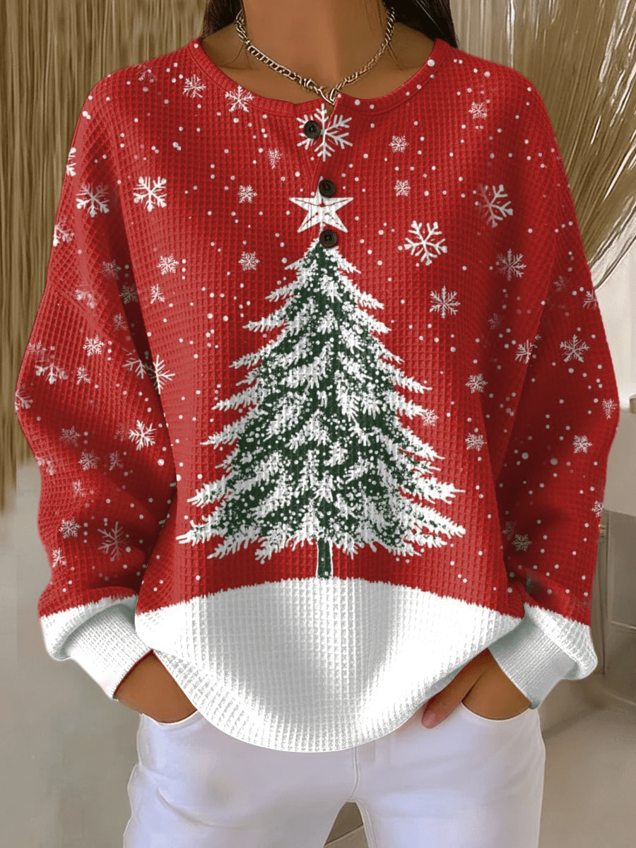 Pull en Tricot Waffle pour Femmes - Emilia Lane