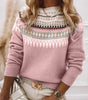 Pull - over d'hiver avec motifs pour Femmes - Emilia Lane
