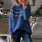 Pull - over Hiver Motif Nordique pour Femme - Emilia Lane