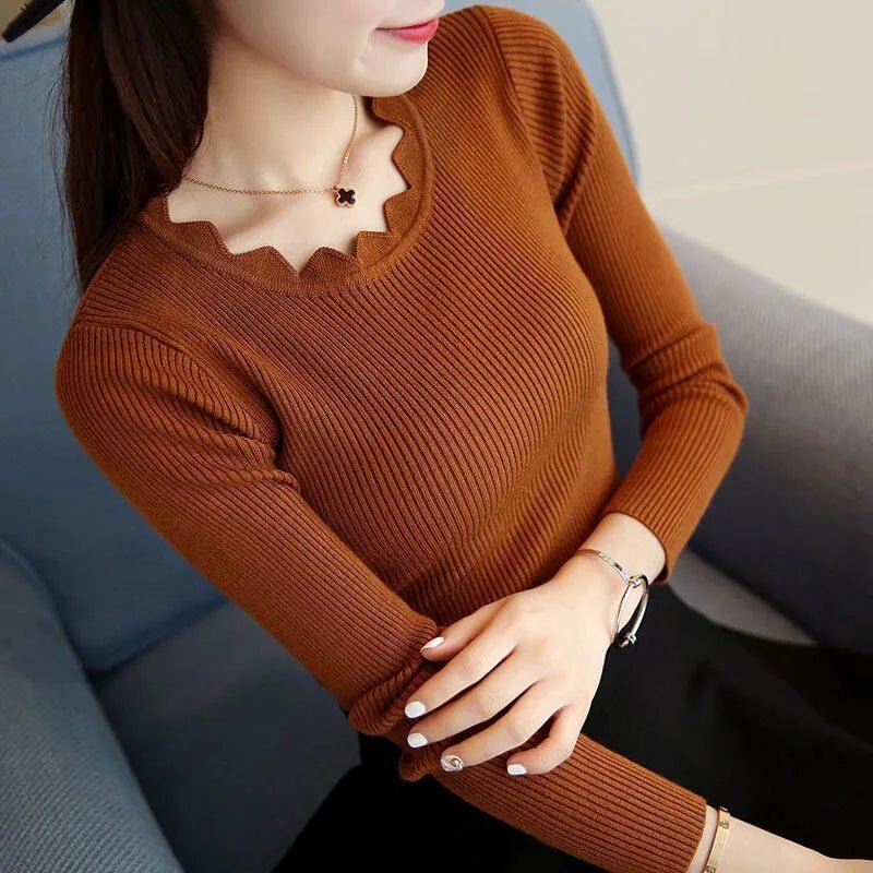 Pullover en Viscose à Col Rond pour Femme - Emilia Lane