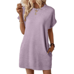 Robe à col rond pour femmes - Emilia Lane