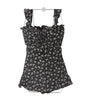 Robe Courte à Bretelles Imprimé Floral pour Femme - Emilia Lane