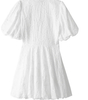 Robe Courte en Coton Embroide à Manches Bouffantes pour Femmes - Emilia Lane