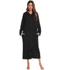 Robe de nuit zippée à capuche pour femmes - Emilia Lane