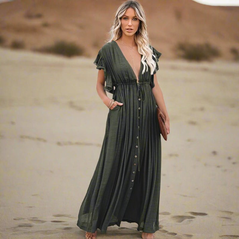 Robe de plage bohème décontractée pour femmes - Emilia Lane