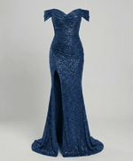 Robe de Soirée à Paillettes et Fente pour Femme | Idéale pour les Sorties - Emilia Lane