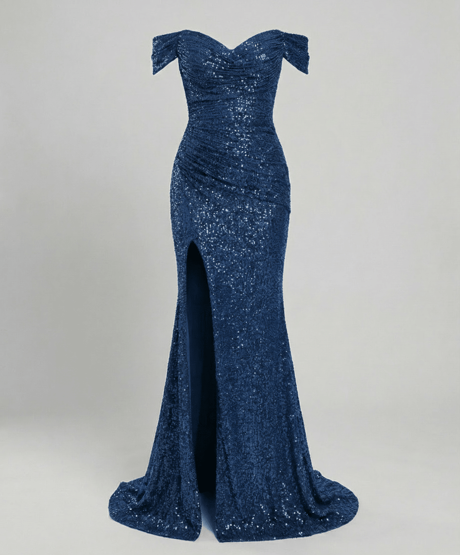 Robe de Soirée à Paillettes et Fente pour Femme | Idéale pour les Sorties - Emilia Lane