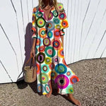 Robe décontractée à manches courtes avec col à revers pour Femmes - Emilia Lane