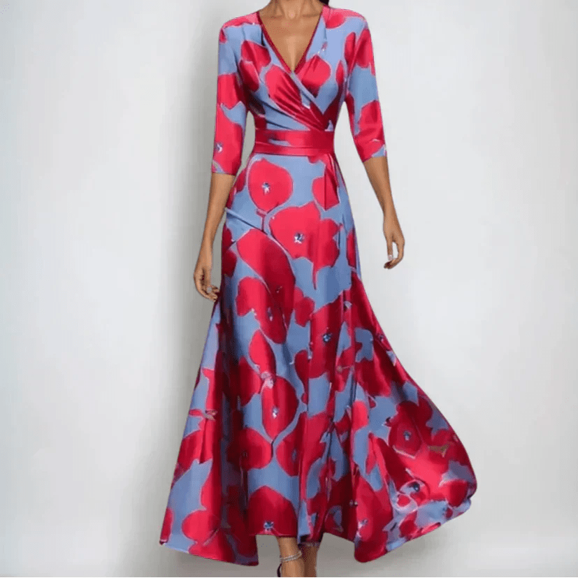 Robe Elégante à Imprimé Floral pour Femmes - Emilia Lane