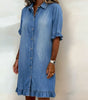 Robe en Denim avec Boutons pour Femme | Idéale pour le Quotidien - Emilia Lane
