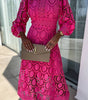 Robe en Dentelle avec Col Montant pour Femmes - Emilia Lane