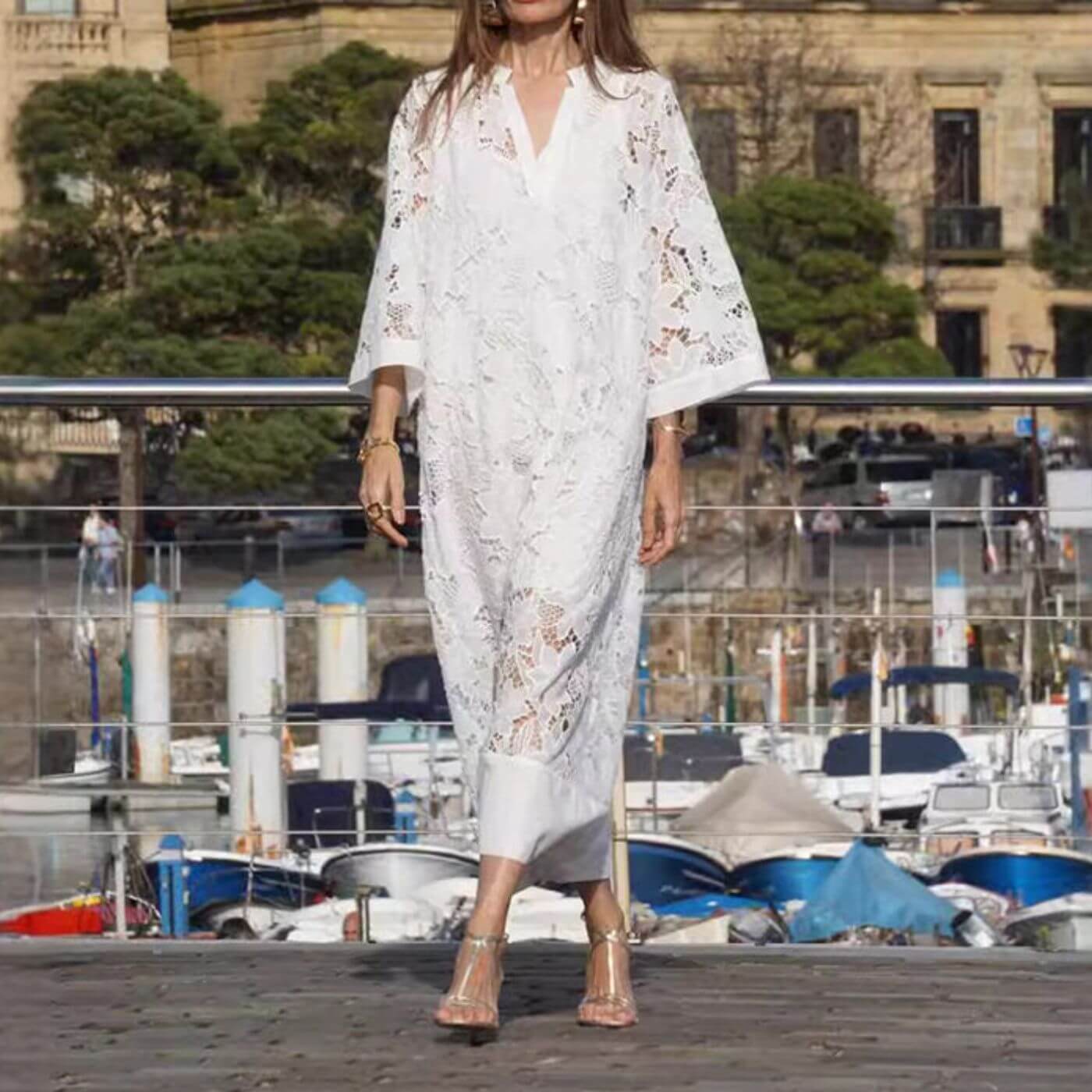 Robe en Dentelle Légère pour Femme - Emilia Lane