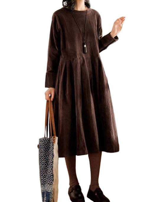 Robe en velours pour femmes - Emilia Lane