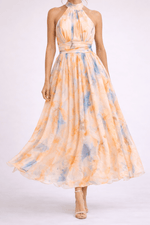 Robe Halter Imprimée pour Femmes - Emilia Lane