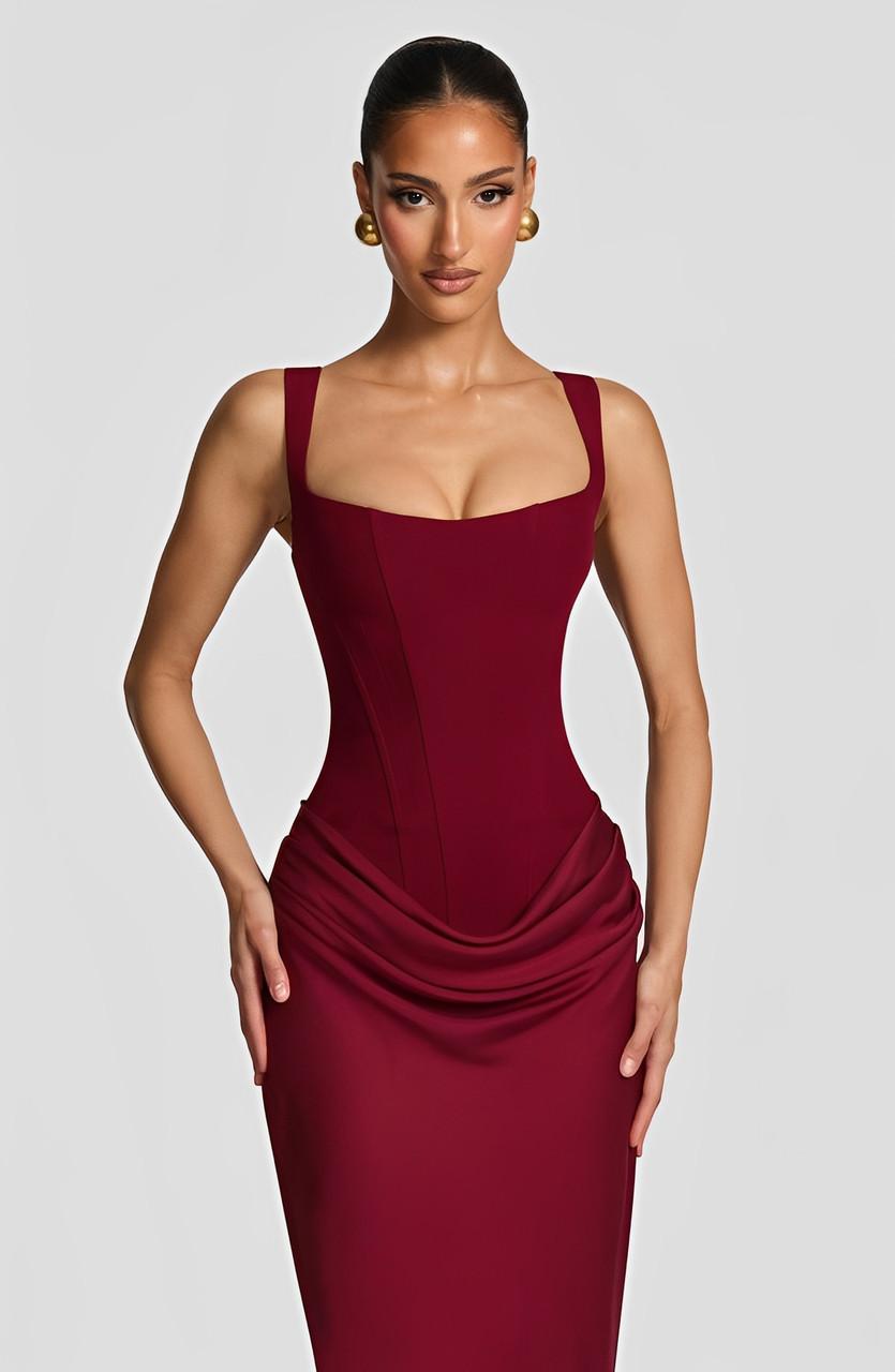 Abito lungo con spalline da donna | Ideale per le uscite
