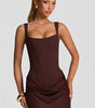 Abito lungo con spalline da donna | Ideale per le uscite