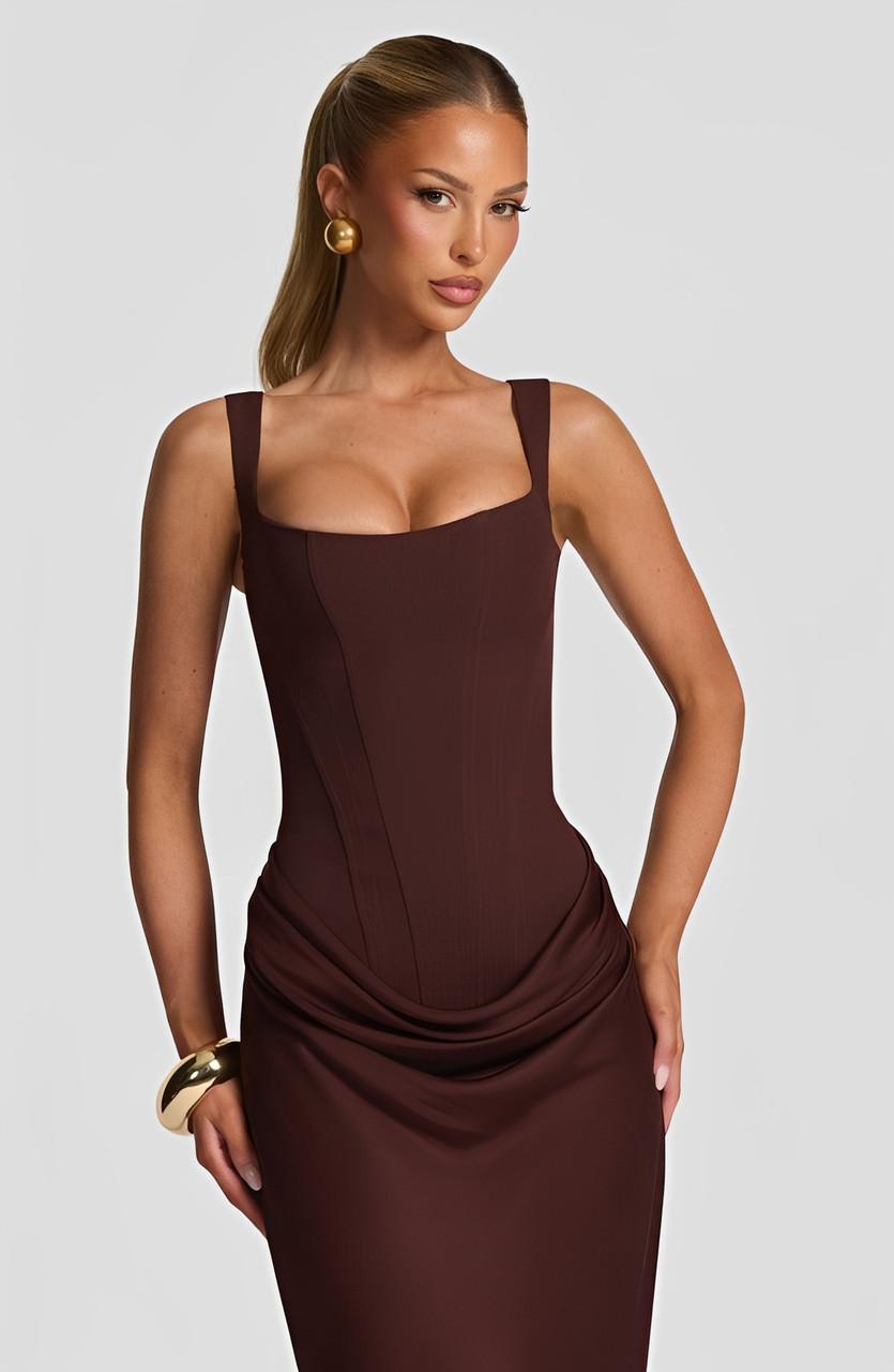 Abito lungo con spalline da donna | Ideale per le uscite