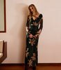 Robe imprimée à col bénitier pour Femmes - Emilia Lane