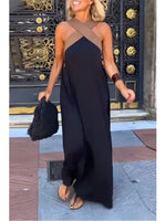Robe Longue à Bretelles Croisées pour Femmes - Emilia Lane