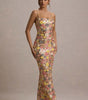 Robe Longue à Bretelles en Sequins pour Femmes - Emilia Lane