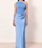 Robe longue à col asymétrique pour femmes - Emilia Lane