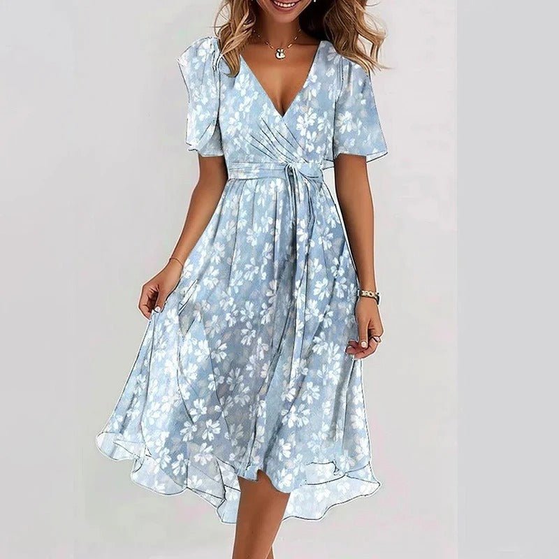 Robe longue à imprimé floral pour Femmes - Emilia Lane