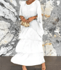 Robe Longue à Manches Chauve - Souris pour Femme | Idéale pour les Sorties - Emilia Lane