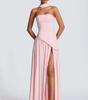 Robe Longue Asymétrique sans Bretelles pour Femme | Idéale pour les Sorties - Emilia Lane