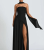Robe Longue Asymétrique sans Bretelles pour Femme | Idéale pour les Sorties - Emilia Lane