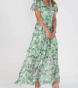 Robe Longue en Chiffon à Imprimé Floral pour Femmes - Emilia Lane
