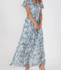 Robe Longue en Chiffon à Imprimé Floral pour Femmes - Emilia Lane