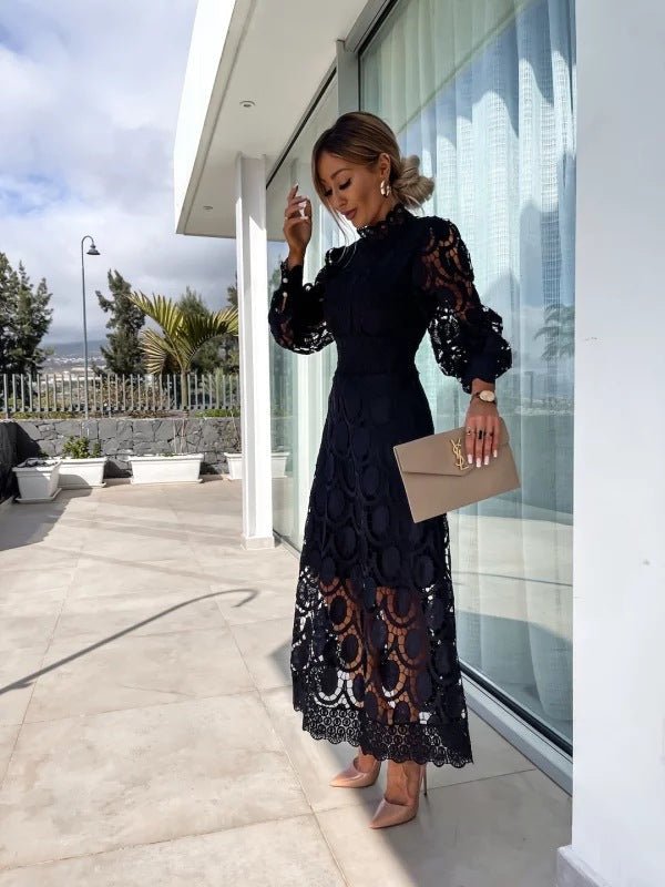 Robe longue en dentelle élégante pour femmes - Emilia Lane